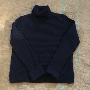 Jil Sander x Uniqlo Wool Turtleneck Ribbed Sweater Size Small
